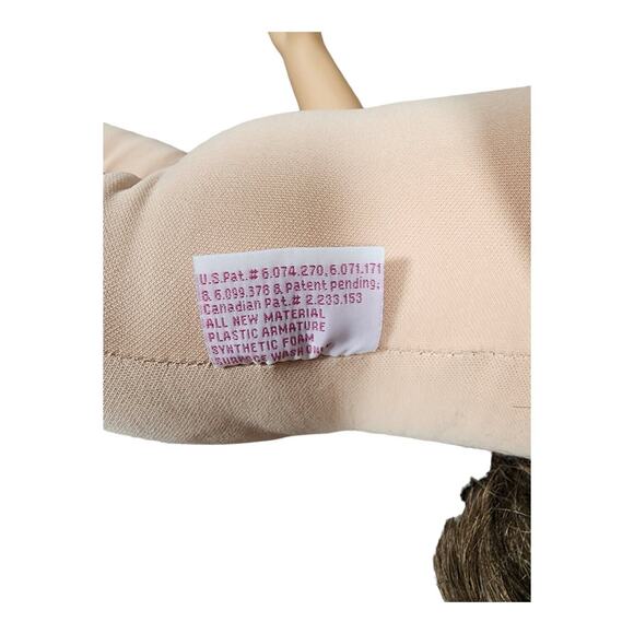 My Twinn 24" Doll 2002 Wearing PJs Poseable Long Dark Brown Hair Blue Eyes - Picture 12 of 16